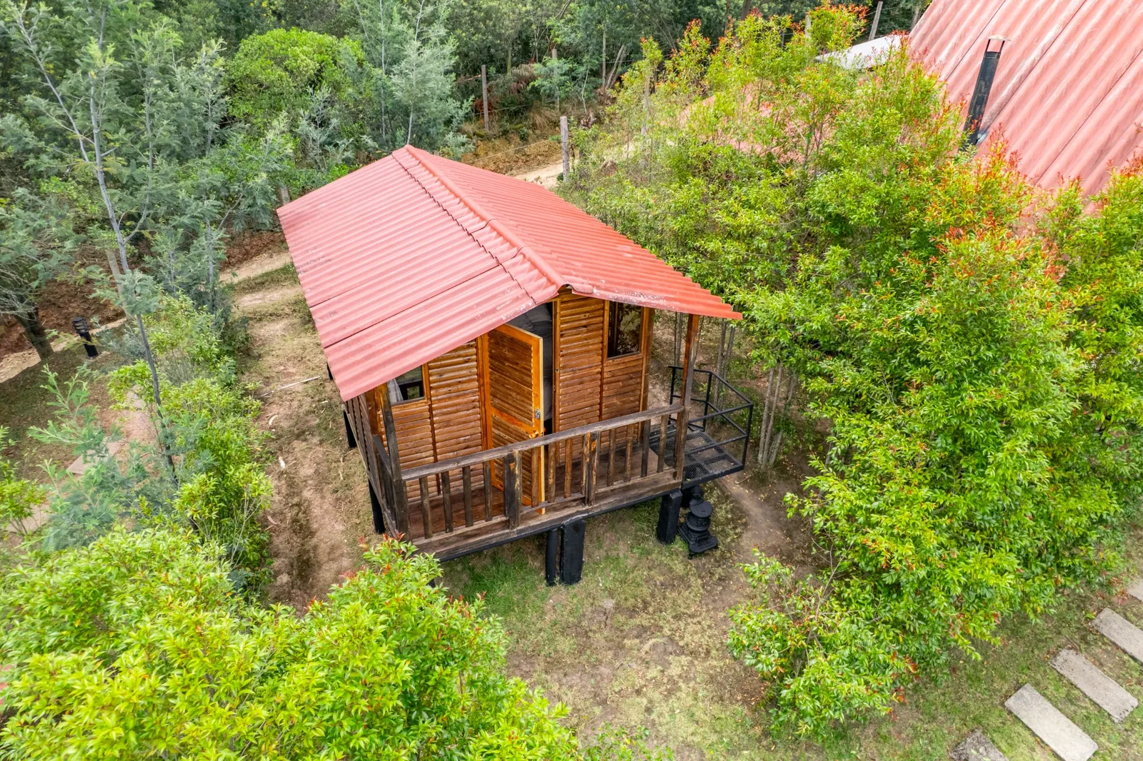 Cabañas de Villa Helena vistas desde el aire